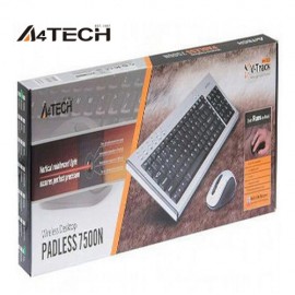 Paket Keyboard Mouse A4TECH 7500N (GX-68+G7-630N) Wireless Desktop