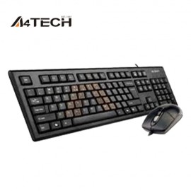  Paketan Keyboard Mouse Krs-8572 Ps2 A4tech 