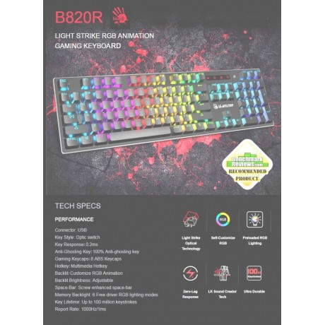 Keyboard Bloody B820R 