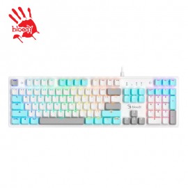 Bloody Keyboard Gaming Mechanical Switch S510N Icy White