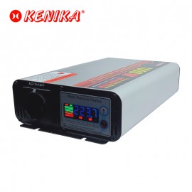 PSWD 1000-24 Power Inverter 24DC TO 220V AC 1000W Pure Sine Wave with Display