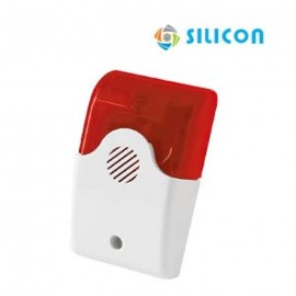 SILICON ALARM SECURITY SIREN WITH FLASH JD-W02