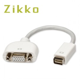 Cable ZIKKO  ZK-B008 Cable Mini DVI to VGA (F)  Short Cable Length 0.15 M