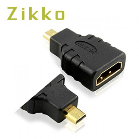 Adapter ZIKKO ZK-B023 Adapter HDMI Female To Micro HDMI Male