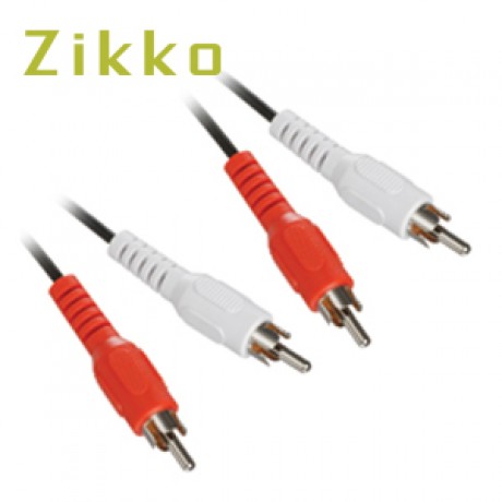 Cable ZIKKO ZK-B088 Cable 2RCA To 2RCA  Copper 1.8M  
