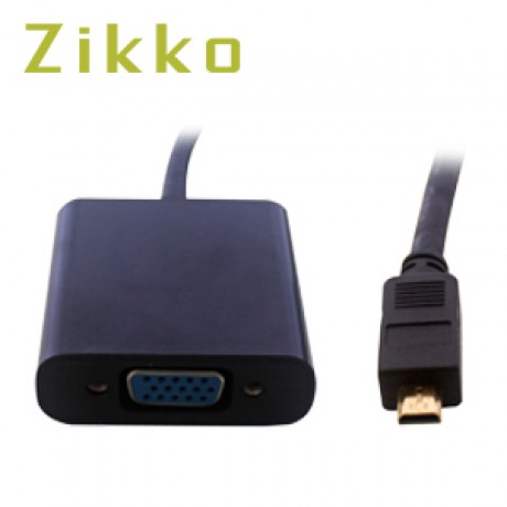 Converetr ZIKKO ZK-B106  Converter Micro HDMI Male To VGA Female