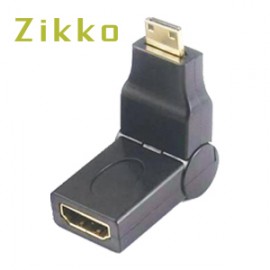Adapter ZIKKO ZK-B176 Adapter Mini HDMI 360 Degree  
